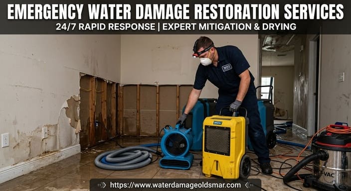 Emergency water damage response team in Oldsmar FL